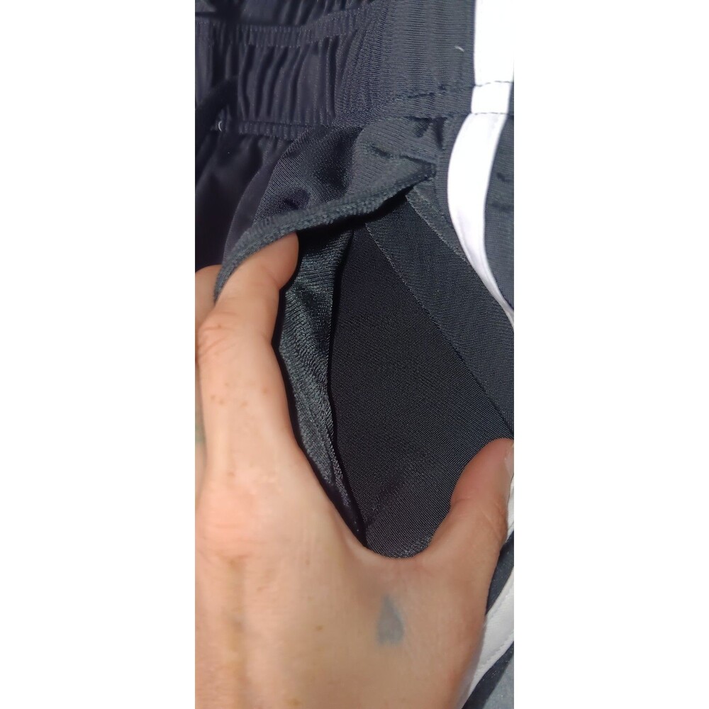 Adidas Primegreen 3 Stripe Tapered Jogger Track Pants 1X Black White Athleisure - Picture 5 of 12